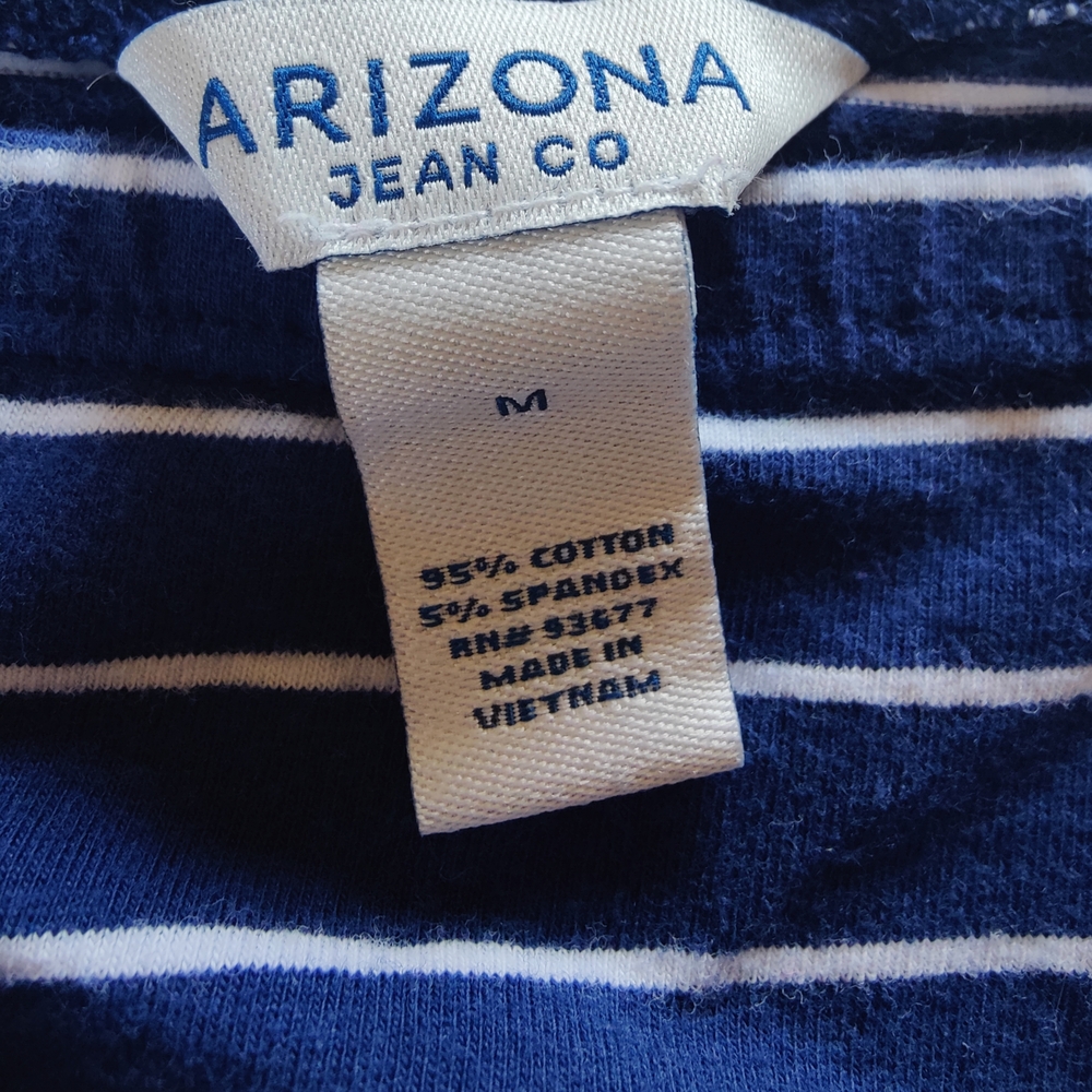 Arizona Jean Co. Navy Striped Shirt